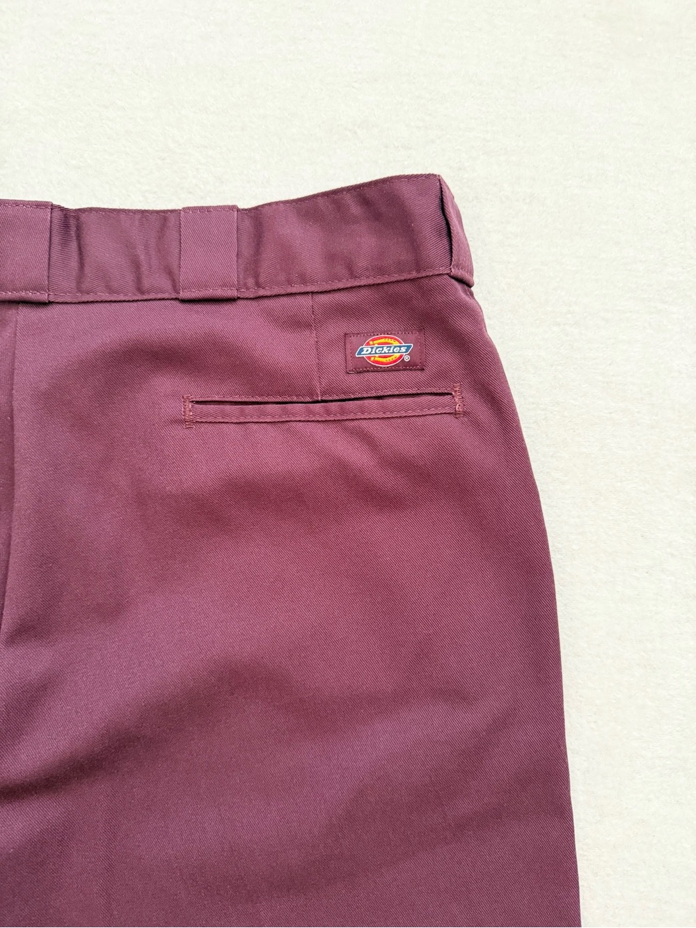 Dickies 874 Original Fit Work Pants Men’s 36x30 Burgundy Straight Leg - Picture 6 of 9